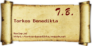 Torkos Benedikta névjegykártya